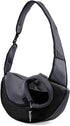 Dog Sling Carrier for Small Dogs Cat Carrier Breathable Mesh Bag(Fits Approximately 3 lbs to 6 lb Pets)(Black)...