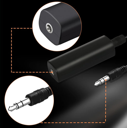 2 Packs Ground Loop Noise Isolator for Car Audio/Home Stereo System, Ground Loop Isolator with 3.5mm Audio Cable......