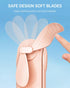 Handheld Fan, Portable Mini Fan 1800mAh USB Rechargeable, Max 12H Runtime, Battery Operated Pocket Fan, Personal Makeup Lash Fans, Gifts for Women...