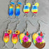 Bohemia Acrylic Beach Holiday Bottle Earrings Sets for Women Valentine's Day Tequila Wine Glass Miniature Bartender Cocktail Drink Bottle Drop Dan...