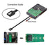 chenyang CY NGFF B/M-Key M.2 to Vertical SATA 7 Pin Hard Disk Drive SSD PCBA Extension Adapter for Motherboard...