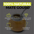 BALIBETOV Yerba Mate Gourd Set (Original Natural Handmade Yerba Mate Cup Argentina) - Includes Mate Tea Cup, Bombilla (Mate Straw) and Clean Brush...