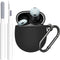 for Google Pixel Buds Pro Case Cover 2022 with Cleaner Kit, Soft Silicone Shockproof Protective Case Skin with Carabiner for Google Pixel Pro Case...