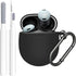 for Google Pixel Buds Pro Case Cover 2022 with Cleaner Kit, Soft Silicone Shockproof Protective Case Skin with Carabiner for Google Pixel Pro Case...