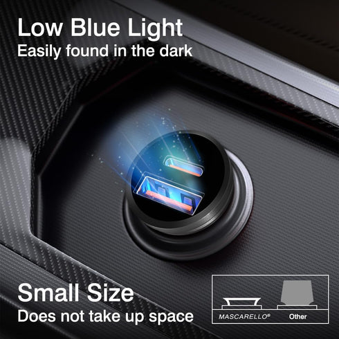 USB C Car Charger Adapter Fast Charging 38W (PD18W/QC20W) Dual Port Cigarette Lighter Compatible with iPhone Series; iPad; Samsung Series (Grey)...