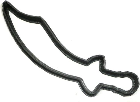 SWORD OUTLINE SHAPE PIRATE SAMURAI COOKIE CUTTER MADE IN USA PR2959...