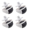 Front Caster Wheel Compatible with Robotock S7,S7+,S7 MaxV, S55 Max,S6 Pure,S6 MaxV,S8, S8+, S8 max Ultra Q5 Q7 Max Series Vacuum Cleaner Robot (4...