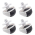 Front Caster Wheel Compatible with Robotock S7,S7+,S7 MaxV, S55 Max,S6 Pure,S6 MaxV,S8, S8+, S8 max Ultra Q5 Q7 Max Series Vacuum Cleaner Robot (4...