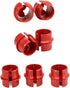 25pcs 3/4 Inch Non-Metallic Cable Connector - Snap Style Installation - Labor Saving, for Confined Areas - Three Cables #6-#8?Red ?...