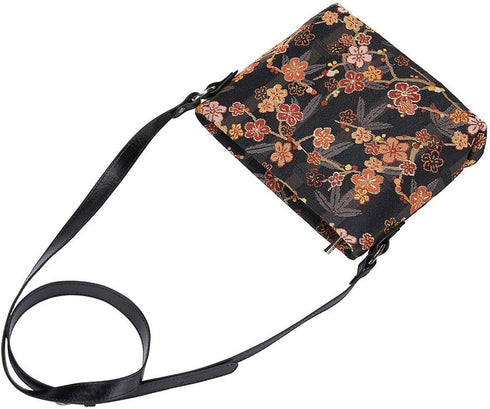 Signare Tapestry Crossbody Bag Small Shoulder Bag for Women with Garden Flower and Creature...