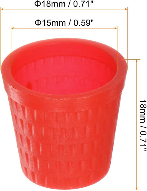 HARFINGTON 50pcs Sewing Thimble Plastic Sewing Thimble Finger Protector Finger Shield Fingertip Quilting Craft Embroidery Accessories DIY Hand Wor...