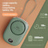 Portable Neck Fan, Hanging Neck Fan Hands Free with Adjustable Lanyard and Bracket, USB Rechargeable Bladeless Mini Fans Portable, 3 Speeds for Wo...