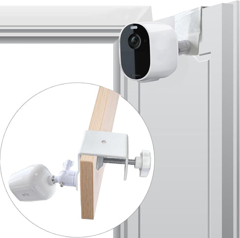 Uogw 2Pack Door Gutter Mount for Arlo Pro 4/Pro 3/Pro 2/Pro/Arlo Pro 5S 2K/Go 2/Arlo Ultra2/Ultra/Arlo Essential/eufy E/eufy 2C/Nest/Simplisafe,At...