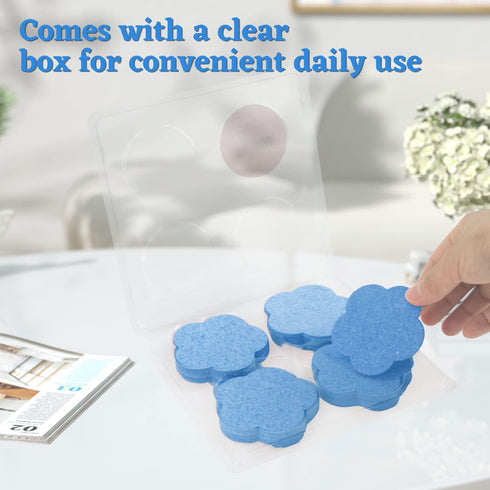 50-Count Facial Sponges Compressed Facial Sponges Natural Facial Cleansing Sponges Pads Cute Flower Shape Exfoliating Sponges for Cleansing Reusab...