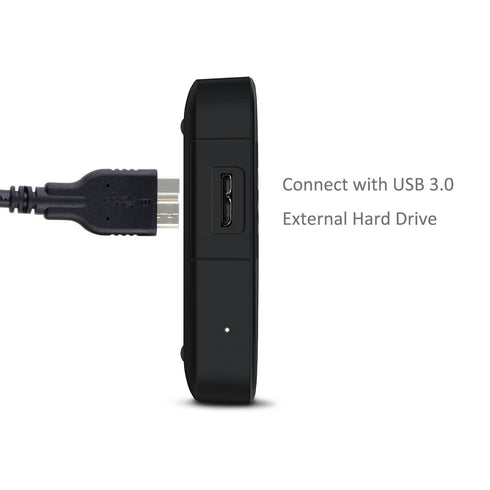 QCEs USB 3.0 Cable, USB 3.0 A Male to Micro B Cable 3.3FT Cord Compatible with WD My Passport and Elements Portable External Hard Drive, Toshiba, ...
