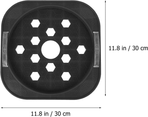 DOITOOL Gas Tank Tray Movable Propane Cylinder Base Propane Tank Wheel Tray Gas Cylinder Fixed Shelf Propane Tank Dolly with Wheels for Gas Cylind...