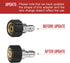 Pressure Washer Adapter Set, Quick Disconnect Kit, M22 Swivel to 3/8'' Quick Connect, 3/4" to Quick Release, M22 to M22 Convert...