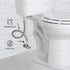 27416-NL-2 Toilet Connector, Braided Stainless Steel Hose Connects to Supply Line 3/8 Compression x 7/8 Female Ballcock Nut 16 Inch...
