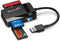 SmartQ C368 USB 3.0 Card Reader - Plug & Play, Compatible with Apple & Windows, Supports SD, Micro SD, MS, CF Cards...