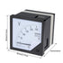 uxcell AC 0-250V Analog Panel Voltage Gauge Volt Meter 6L2 1.5% Error Margin...