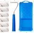 Mister Rui Paint Roller Kit, 9 Pack, 2 Inch Microfiber Paint Roller Covers, Small Paint Rollers with Tray and Roller Frame, Mini Rollers for Paint...