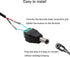 40PCS Male Female Power Connector DC 12V 5.5 x 2.1mm Power Jack Plug Adapter Barrel Connector, BNC Male Female Balun Connector for CCTV Coaxial Ca...