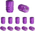 12 PCS Car Tire Valve Stem Caps, Leakproof Tire Air Cap with O Rubber Seal, Aluminium Wheel Valve Dust Cover for SUV Truck Motorcycle Bike, Univer...