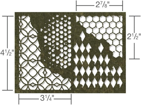 Sizzix Thinlits Die, Mixed Media by Tim Holtz, 4 Pack...