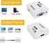 HDMI to VGA Converter Adapter with 3.5mm Stereo Audio Output Converter 1080P for TV PC Laptop to Projector......