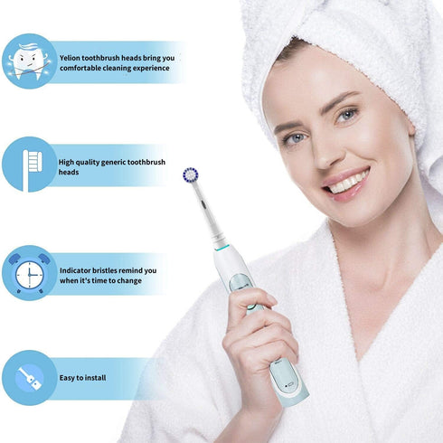 Replacement Toothbrush Heads Compatible with Oral B Braun,16 Pack Professional Electric Toothbrush Heads Brush Heads Refill for Oral-B 7000/Pro 10...
