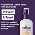 Bébé Bottoms Baby Diaper Rash Cream Spray, No-Rub Touch Free Application for Sensitive Skin (100 ml)...