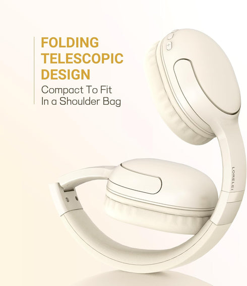 LORELEI B-E5 Kids Bluetooth Headphones, Wireless Headphones for Kids, Foldable 40H Playtime, Bluetooth Headphones with Built-in mic, On Ear Headse...