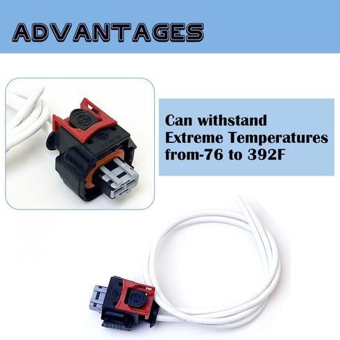 Multi-Purpose Injector Pigtail Connector PT3739 Fits for Duramax L5P Engine V8 6.6L Replaces 19368140 Fuel Injector Pigtail Connector Kit 2pcs...