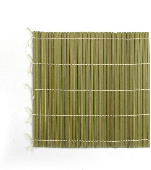 Bamboo Green Sushi Rolling Mats Kitchen Kit Utensil,9.5 inch by 9.5 inch...
