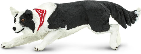 Safari Ltd. Border Collie Figurine - Detailed 5" Plastic Model Figure - Fun Educational Play Toy for Boys, Girls & Kids Ages 3+...