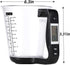 1Pcs Digital kitchen Electronic Measuring Cup Scale Household Jug Scales with LCD Display Temp Measurement 16x12.5x13.5cm (black)...