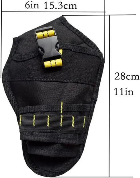 Impact Drill Holster Driver Drill Holder Portable Wrist Bag Shoulder Bag with Detachable Strap Belt Electric Tool Pouch Bag for Screwdriver Wrench...