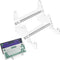 2 Tier Acrylic Keyboard Display Stand, Transparent Clear Keyboard Holder Keyboard Stand for Desktop, Computer Keyboard Stand Acrylic Desk Accessor...