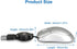 EEEKit 2 Pack Mini Retractable Cable USB Optical Mouse, White, Unisex...