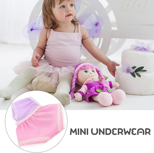 Toyvian 4pcs Baby Doll Diapers Underwear Doll Underpants Doll Accessories for 14-18 Inch Baby Dolls and American Doll...
