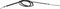 Dorman C94741 Rear Passenger Side Parking Brake Cable Compatible with Select Ford / Mazda Models...