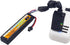 11.1V 35C 1500mAh SM-2P Plug Lithium Battery with T Plug Otamiya Plug Conversion line and USB Charging Cable for Air Gun Model Gun Rifle Remote Co...