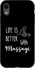 iPhone XR Masseur Relaxation Life Is Better With Massage Therapist Spa Case...