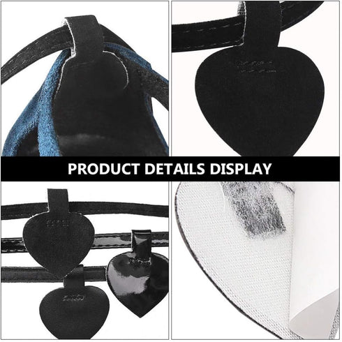 Healifty 3 Sets Detachable High Heels Anti Slip Shoe Straps Anti- Loose Heels Ankle Straps Self- Adhesive Heel Cushion Inserts Heel Straps for Hig...