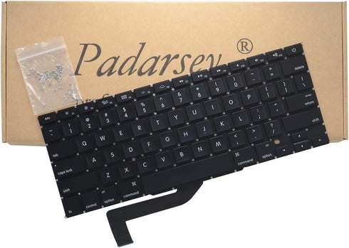 Padarsey New Keyboard Compatible for Macbook Pro 15-Inch A1398 2013-2015 Retina MC975LL/A MC976LL/A MGXA2LL/A MGXC2LL/A MD831LL/A ME665LL/A ME664L...