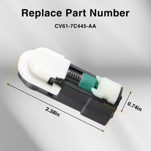 Automatic Gear Shift Transmission Cable Joint Connector with Cap Compatible with Ford Mondeo Kuga Lincoln 2013-2019 Replace# CV61-7C445-AA...