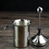 Foam Maker, Stainless Steel Manual Milk Frother, Manual Operated Milk Foam Maker, with Double froth screen, for Cappuccino Coffee Latte Hot Chocol...