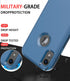 Diverbox Designed for iPhone Xr case with Screen Protector Heavy Duty Shockproof Shock-Resistant Cases for Apple iPhone Xr Phone (Blue+Screen Prot...