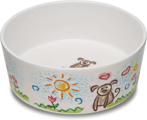 Loving Pets Dolce Moderno Puppy Forever Dog Bowl, Large...