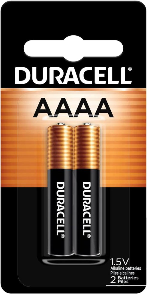 Duracell AAAA 1.5V Ultra Photo Alkaline-Batteries, 2 Count Pack, AAAA 1.5 Volt Alkaline-Battery, Long-Lasting for-Cameras, Glucose and Blood Monit...